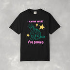 I Know What I'm Doing, Funny Cat Lover Comfort Colors Tee