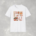 Hello Fall Cute Autumn Collage Gildan Unisex Softstyle T-Shirt