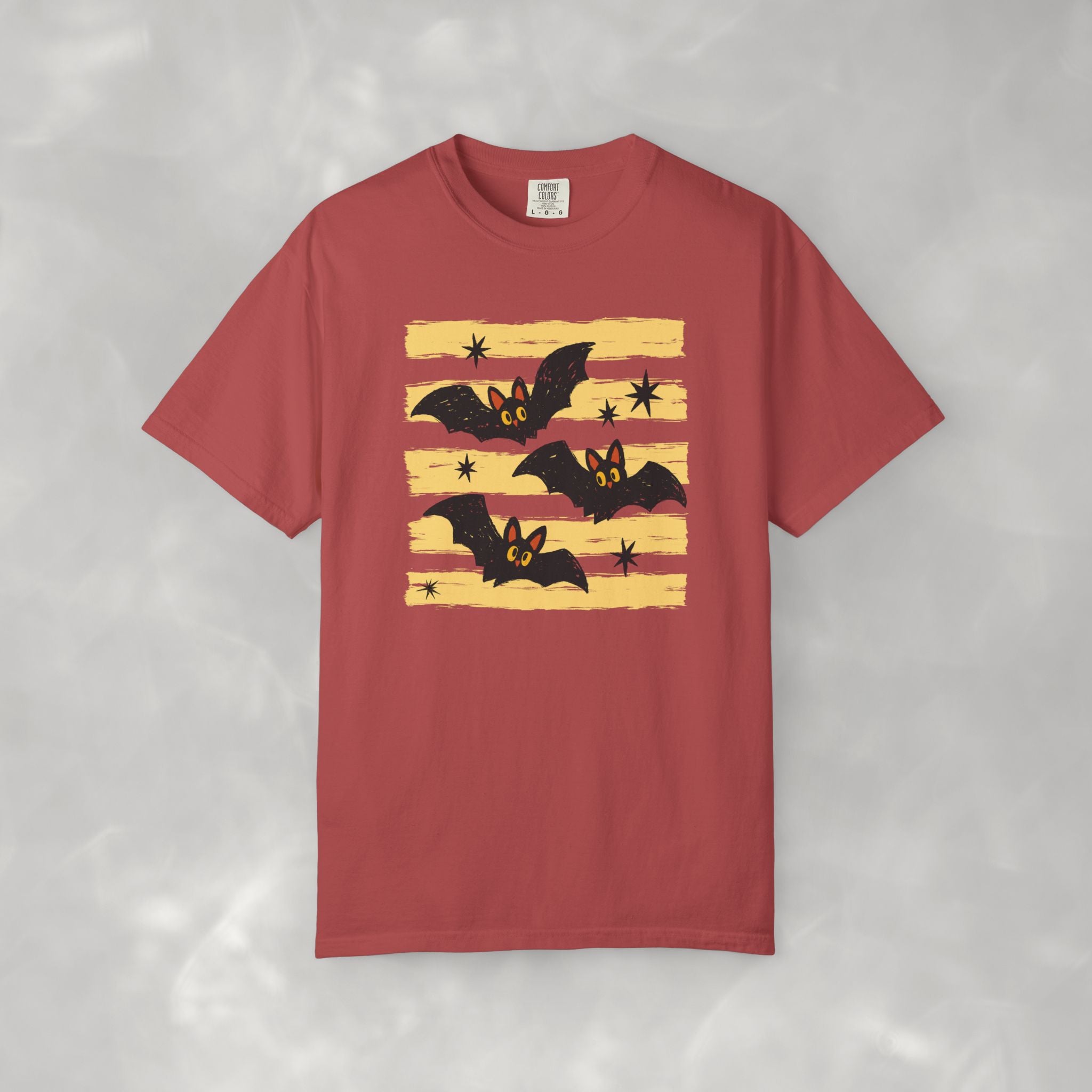 Cute Halloween Bats, Unisex Comfort Colors Tee