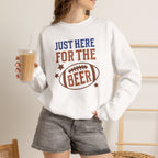Funny Just Here for the Beer, Gildan Unisex Heavy Blend™ Crewneck Sweatshirt
