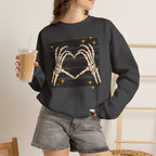 Spooky Skeleton Hands, Cute Halloween Unisex Heavy Blend™ Crewneck Sweatshirt