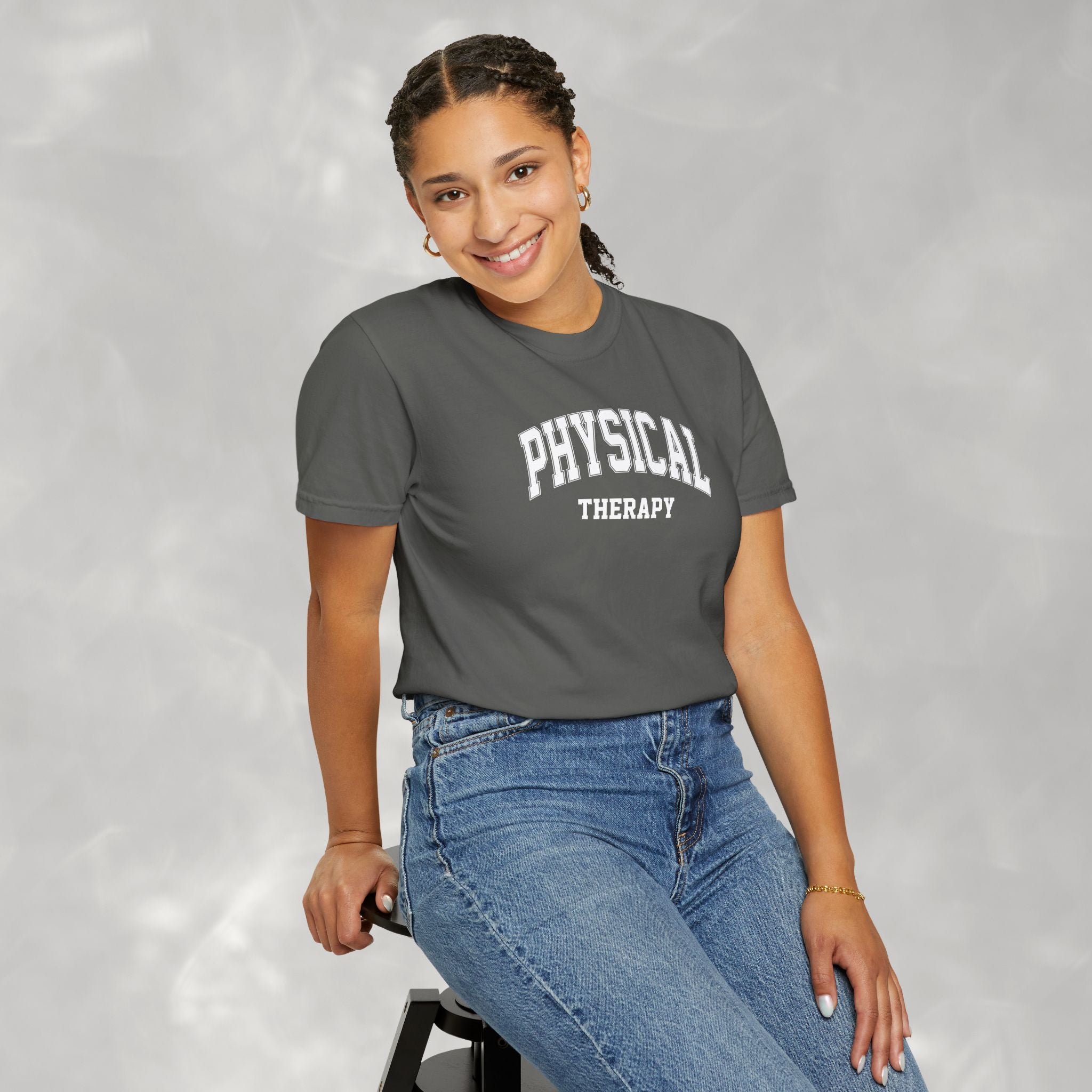 Physical Therapy, Therapist Classic Varsity Style Comfort Colors Tee