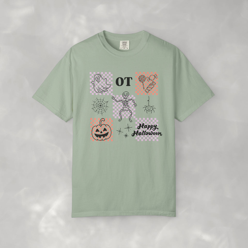 Cute Occupational Therapy Halloween Comfort Colors Unisex Garment-Dyed T-shirt for OT, COTA, OTA
