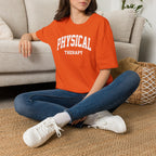 Physical Therapy, Therapist Varsity Style Gildan Unisex Softstyle T-Shirt