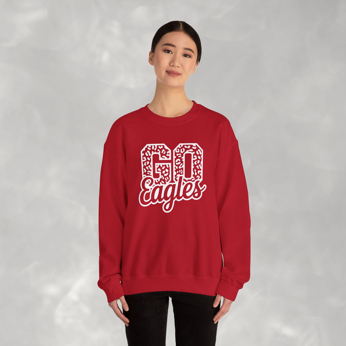 Go Eagles, Eagle Pride, Team Spirit Gildan Unisex Heavy Blend™ Crewneck Sweatshirt