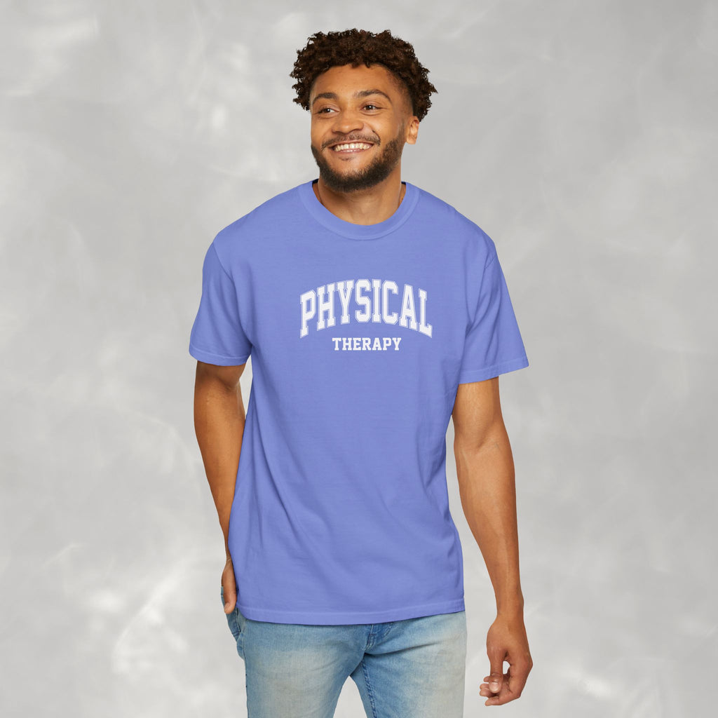 Physical Therapy, Therapist Classic Varsity Style Comfort Colors Tee