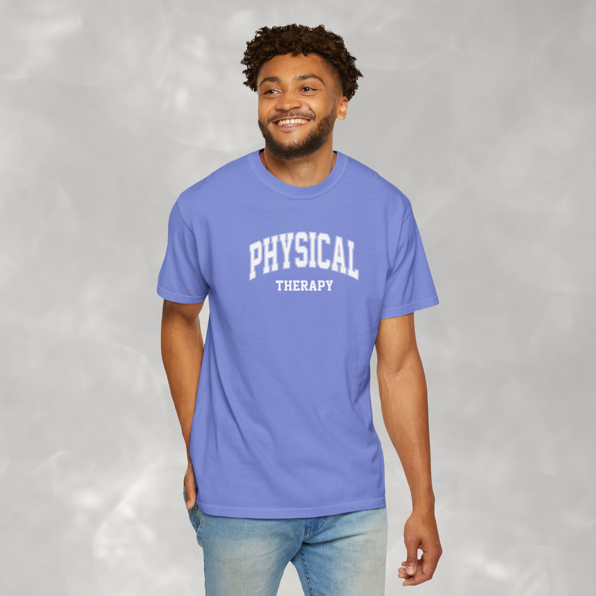 Physical Therapy, Therapist Classic Varsity Style Comfort Colors Tee