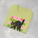 Spooky, Cute Black Cat, Halloween Gildan Unisex Softstyle T-Shirt