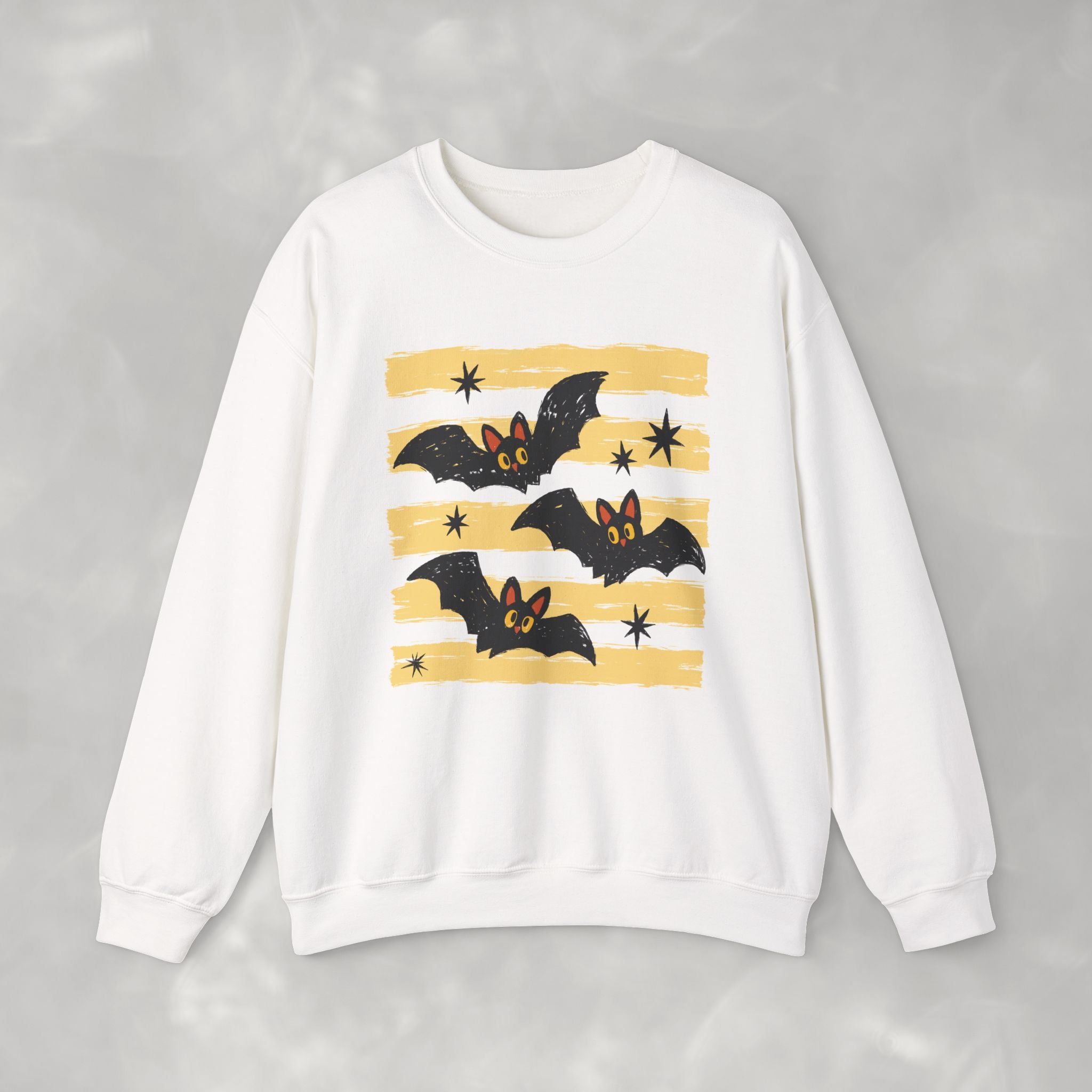 Cute Halloween Bats, Gildan Unisex Heavy Blend™ Crewneck Sweatshirt