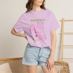 Purrfect Pour, Funny, Coffee, Cat Lover Comfort Colors Tee