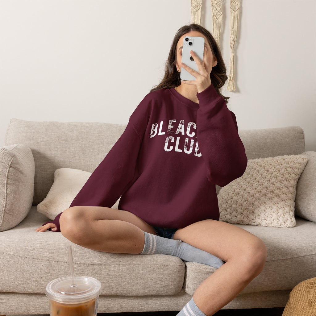 Bleacher Club, Funny Unisex Heavy Blend™ Crewneck Sweatshirt for Sports Parents, Family