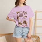 Football Preppy Game Day Comfort Colors Tee for Women