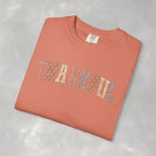 Boho Cute Thankful Comfort Colors Garment-Dyed T-shirt for Thanksgiving