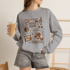 Football Preppy Game Day Gildan Unisex Heavy Blend™ Crewneck Sweatshirt