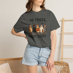 No Tricks Just Chicks, Funny Halloween Chickens in Costumes, Comfort Colors Tee
