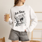 Aur Naur (Oh No) Funny Cat Lover Unisex Heavy Blend™ Crewneck Sweatshirt