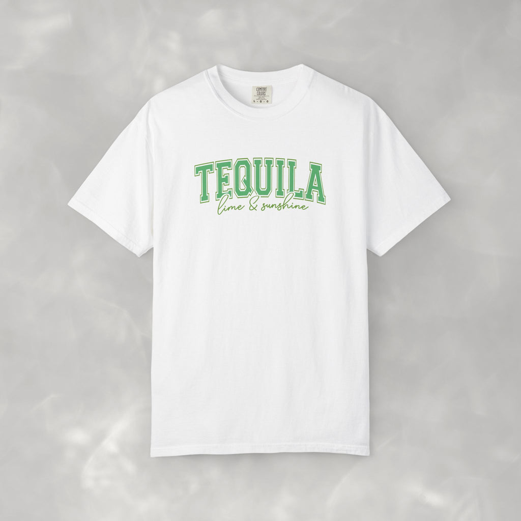 Tequila, Lime, and Sunshine Summer, Vacation, Beach Comfort Colors Tee