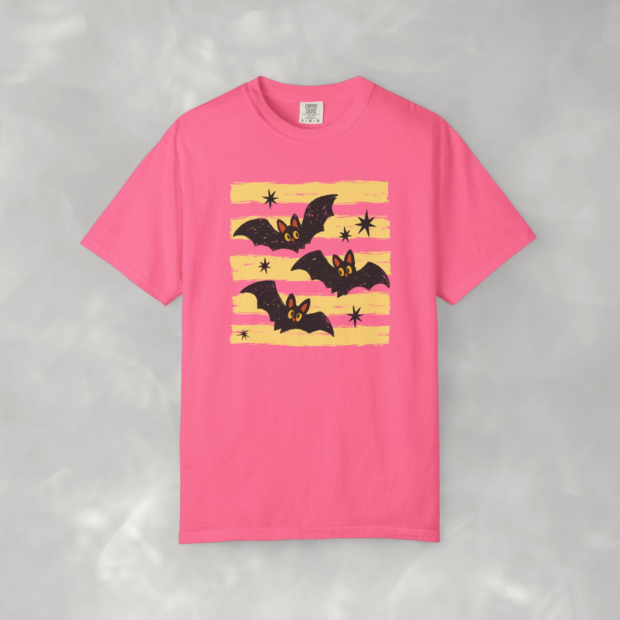 Cute Halloween Bats, Unisex Comfort Colors Tee