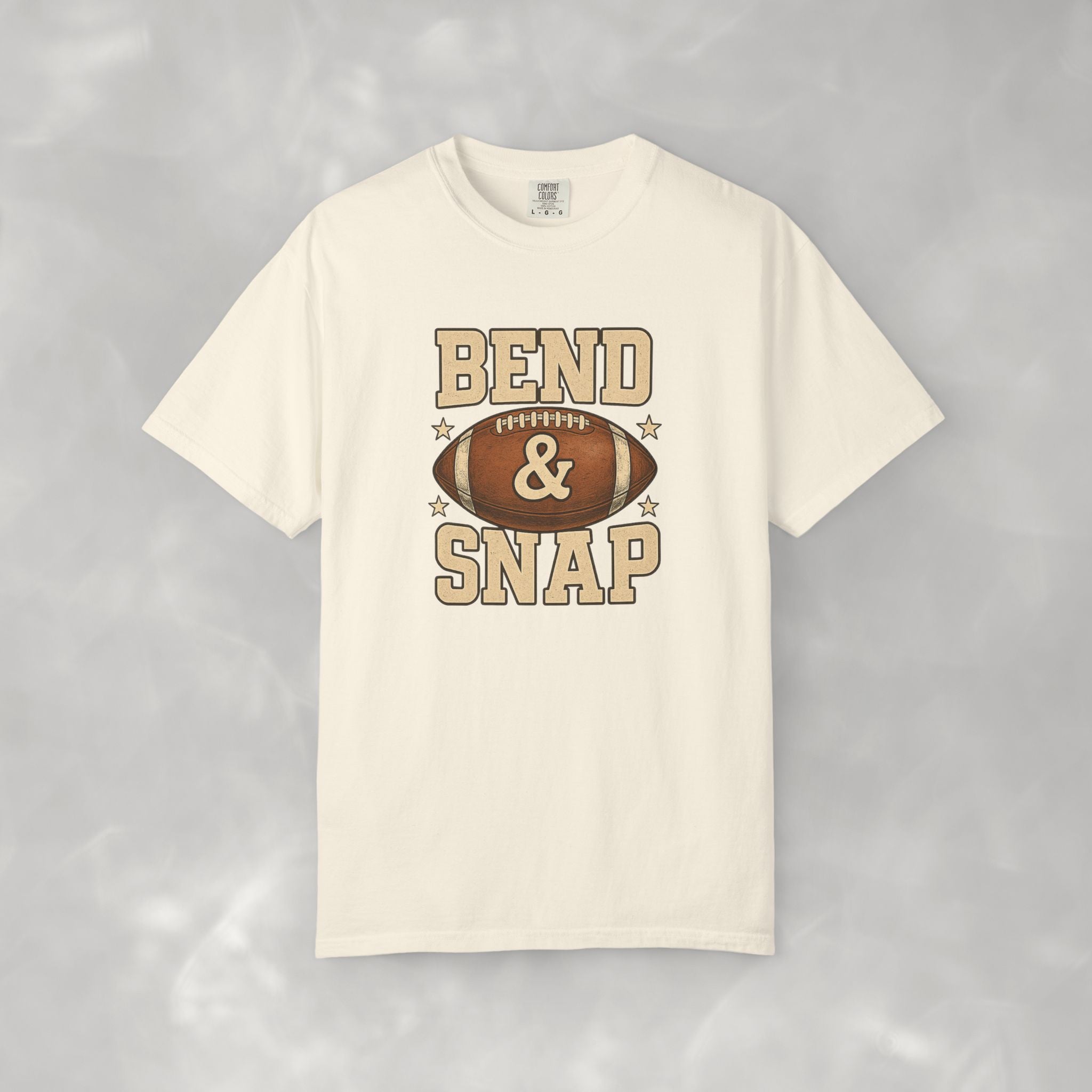Funny Bend And Snap Football Comfort Colors Tee for Women