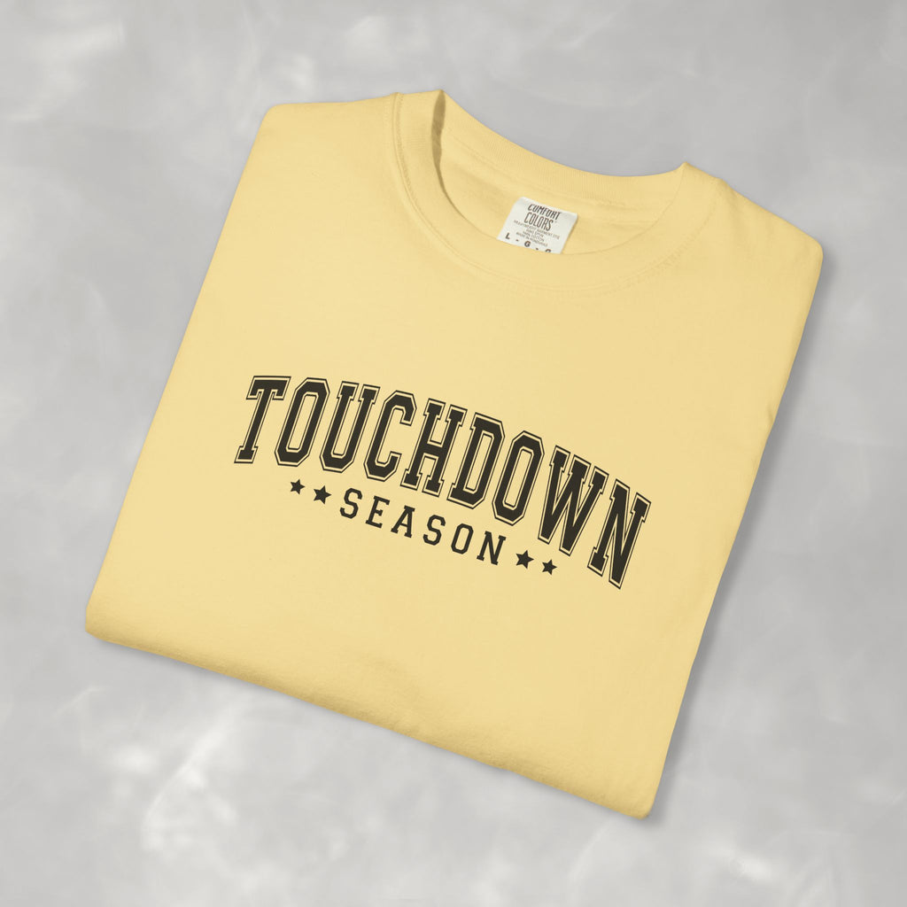 Touchdown Season, Unisex Football Comfort Colors Tee