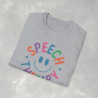 Speech Therapy, Cute Playful Smile, SLP, SLPA Gildan Unisex Softstyle T-Shirt