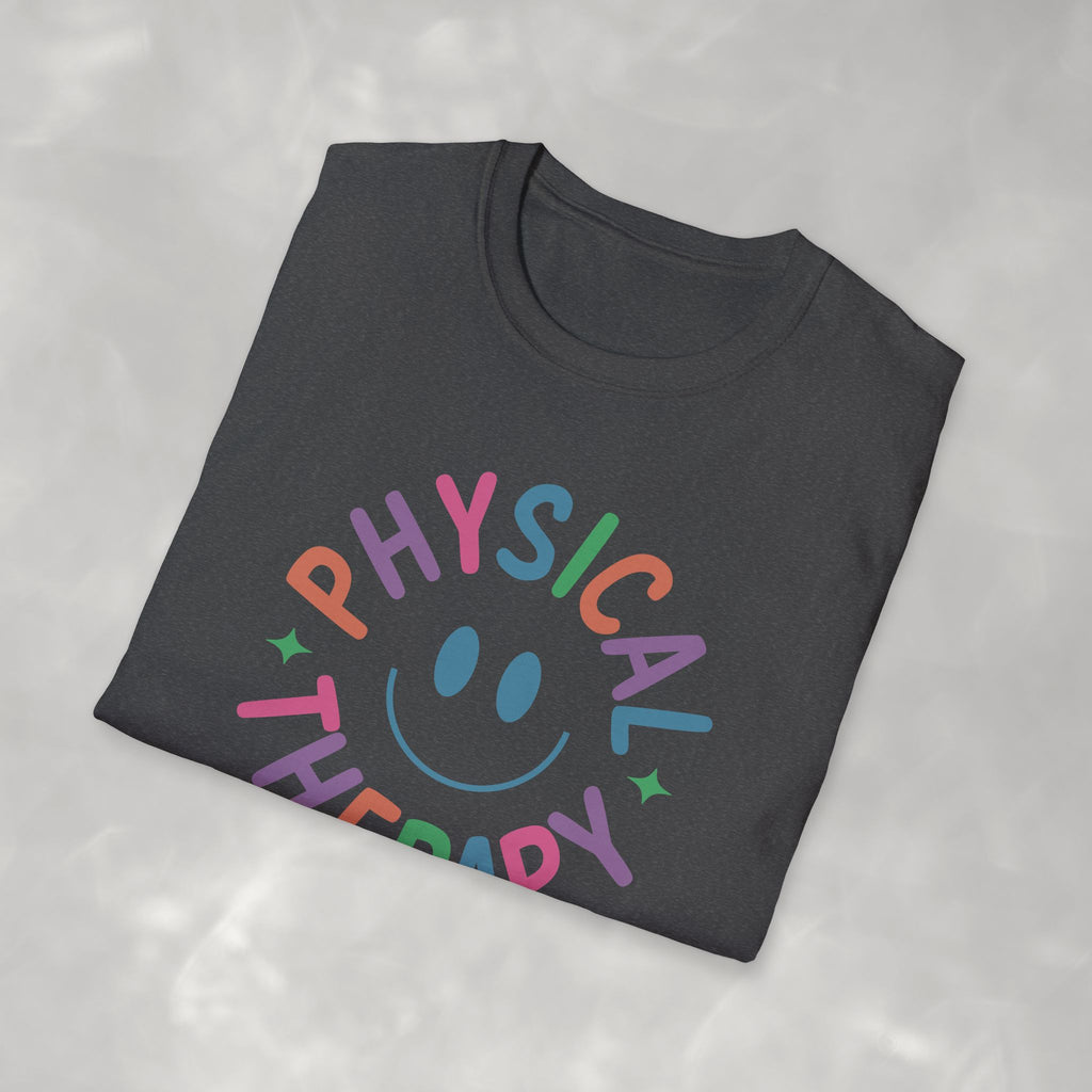 Physical Therapy, Cute Playful Smile, PT, PTA Gildan Unisex Softstyle T-Shirt