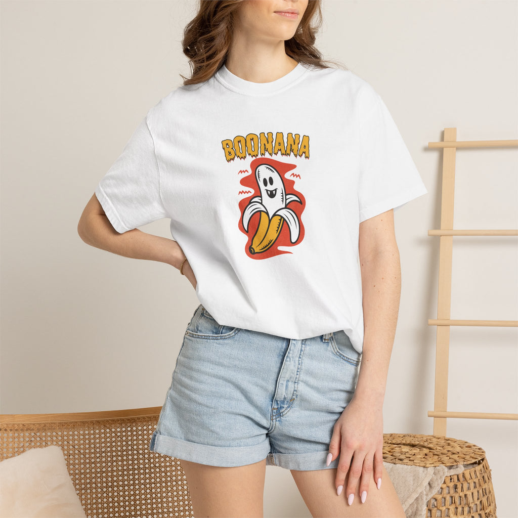 Cute Boonana Funny Halloween Comfort Colors Tee