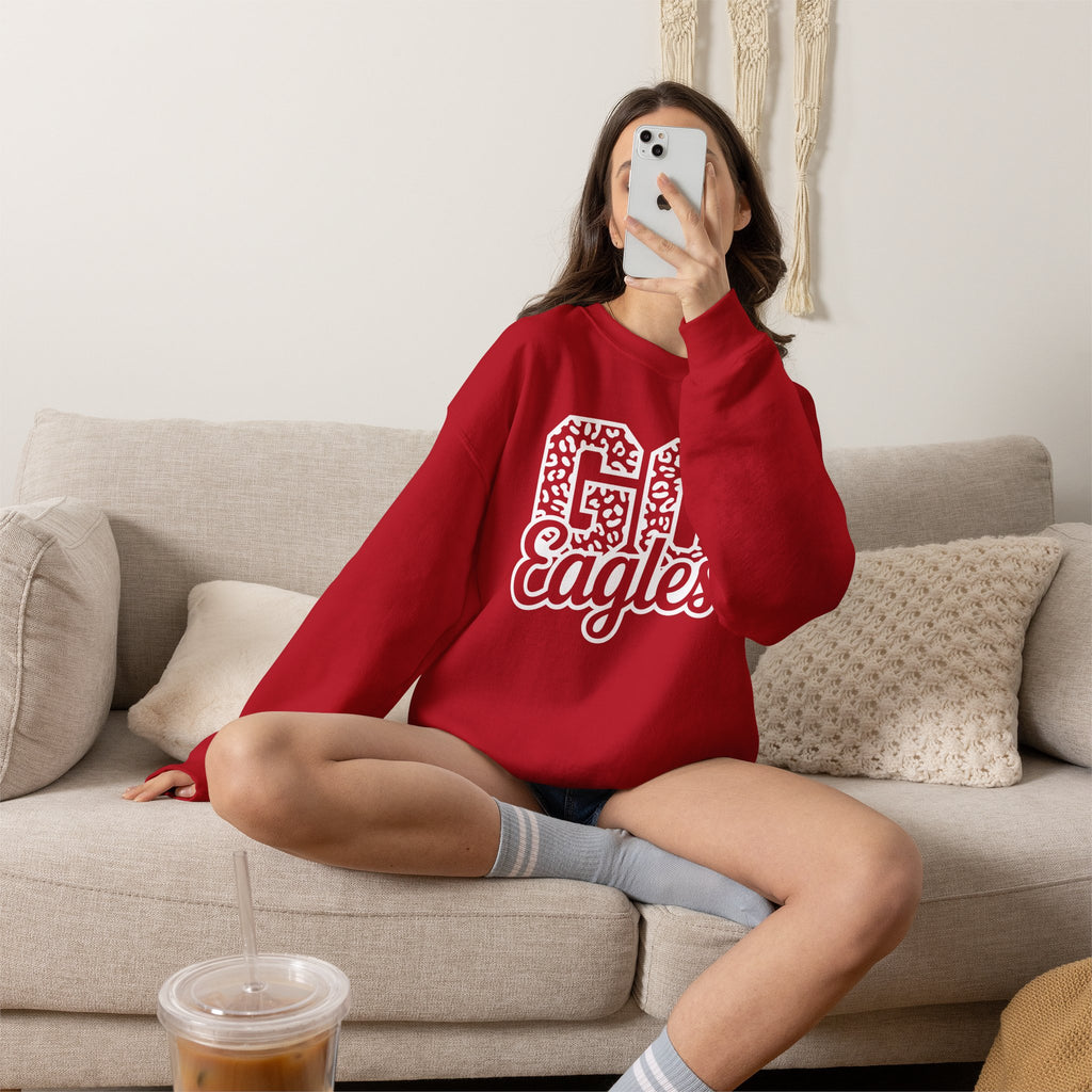 Go Eagles, Eagle Pride, Team Spirit Gildan Unisex Heavy Blend™ Crewneck Sweatshirt