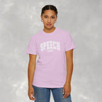 Speech Vibes, Unisex Comfort Colors Tee for SLP, SLPA, Speech Therapy