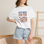 Just Here For The Beer, Funny Football Comfort Colors Tee