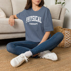 Physical Therapy, Therapist Varsity Style Gildan Unisex Softstyle T-Shirt