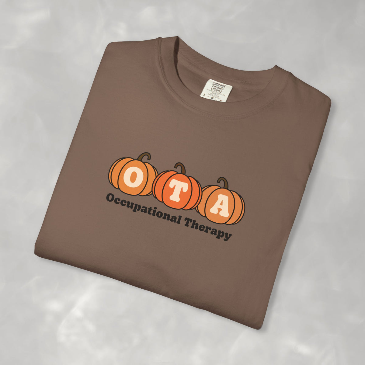 OTA Fall Pumpkins Comfort Colors Garment-Dyed T-shirt for Occupational Therapy Assistants