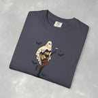 Spooky Retro Ghost Babe Unisex Comfort Colors Tee