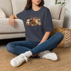 Retro Cats in Halloween Costumes Gildan Unisex Softstyle T-Shirt