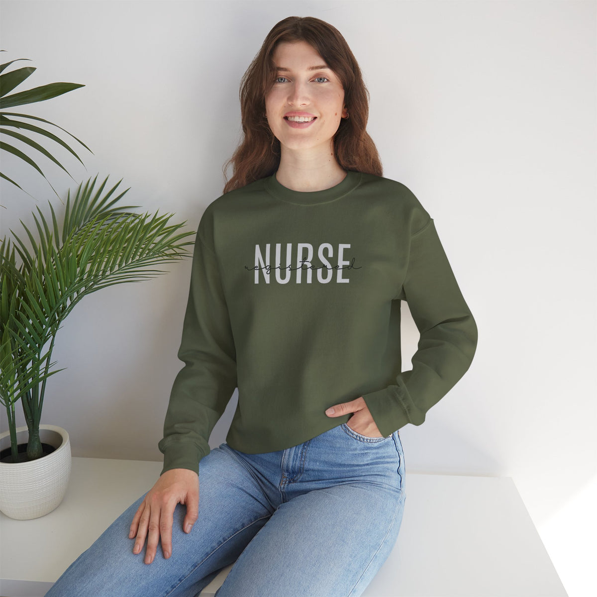 Registered Nurse Gildan Unisex Heavy Blend™ Crewneck Sweatshirt