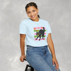 Spooky, Cute Black Cat, Halloween Comfort Colors Tee Unisex
