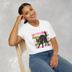 Spooky, Cute Black Cat, Halloween Gildan Unisex Softstyle T-Shirt