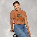 Retro Fall, Autumn Pumpkin Comfort Colors Tee