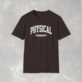 Physical Therapy, Therapist Varsity Style Gildan Unisex Softstyle T-Shirt