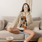 Spooky Black Cats and Jack-O-Lanterns, Gildan Unisex Heavy Blend™ Crewneck Sweatshirt