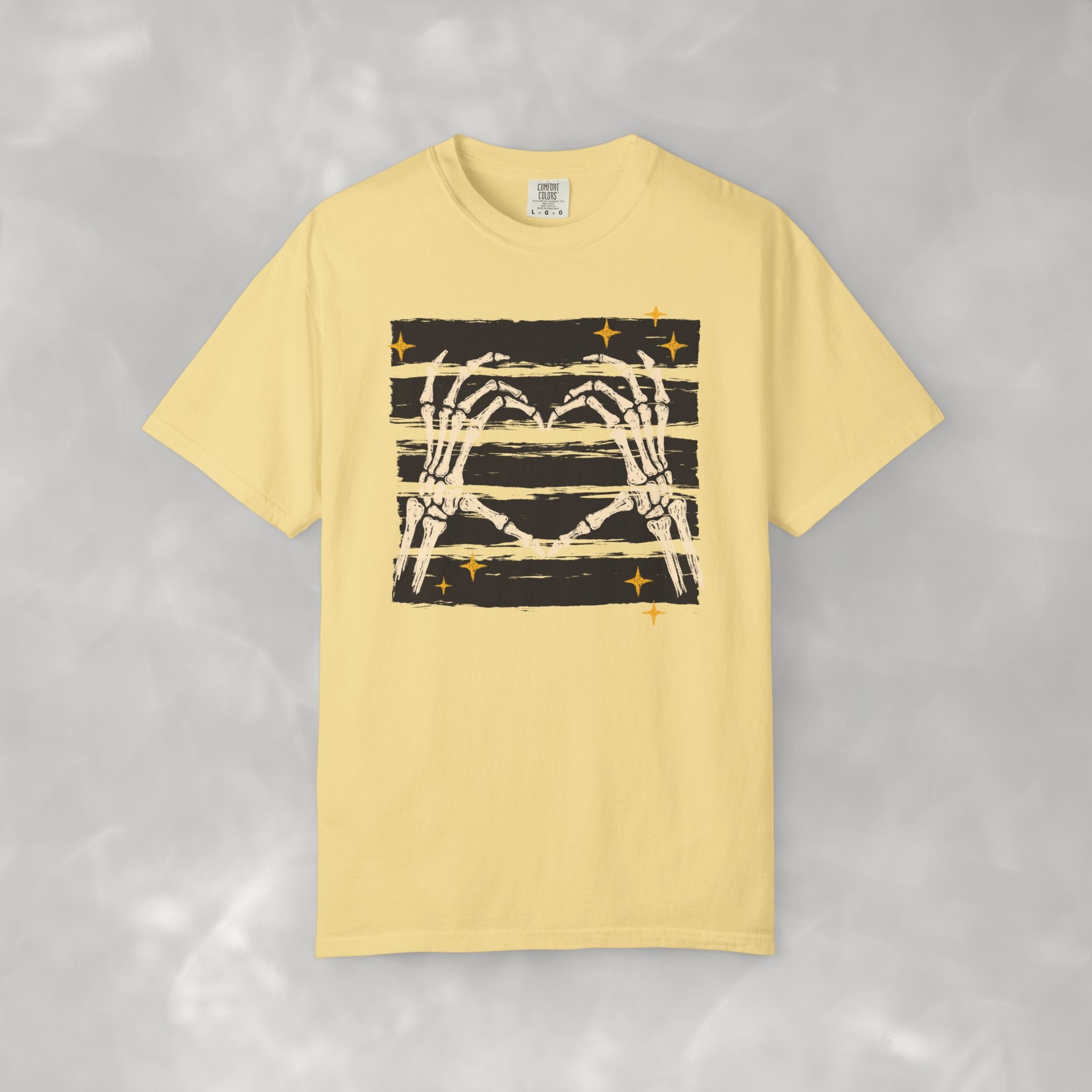 Spooky Skeleton Hands, Cute Halloween Comfort Colors Tee