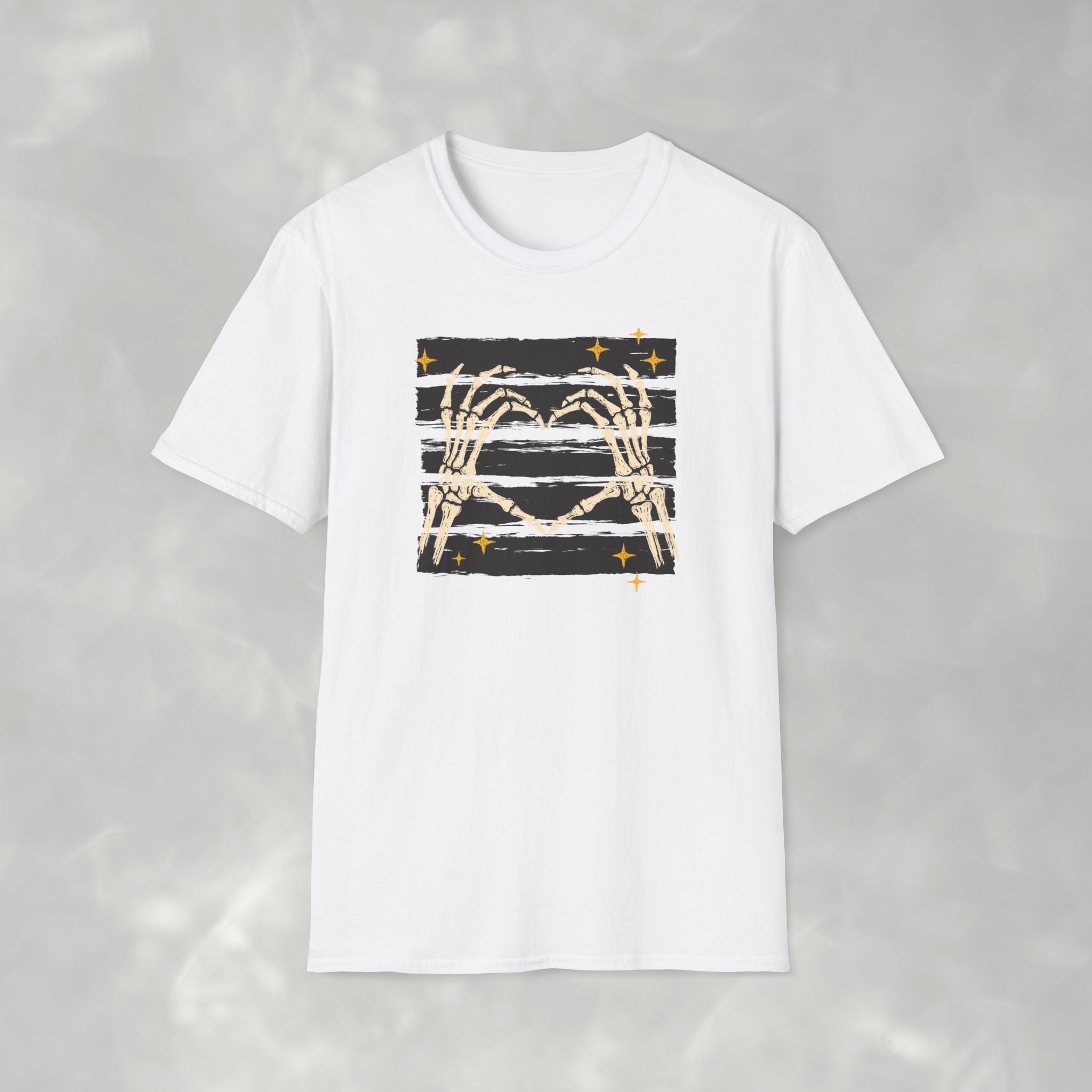 Spooky Skeleton Hands, Cute Halloween Gildan Unisex Softstyle T-Shirt