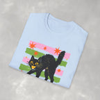 Spooky, Cute Black Cat, Halloween Gildan Unisex Softstyle T-Shirt