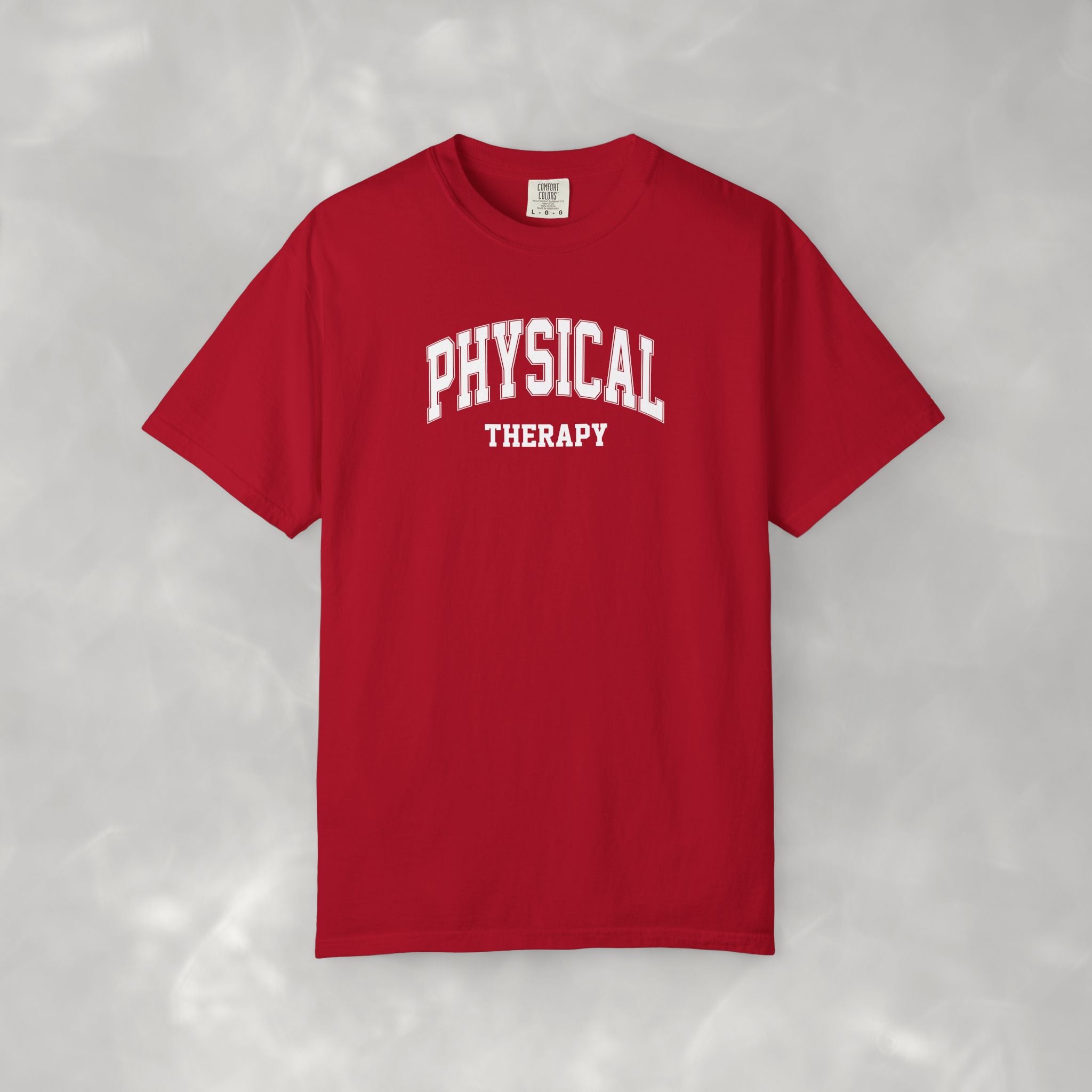 Physical Therapy, Therapist Classic Varsity Style Comfort Colors Tee