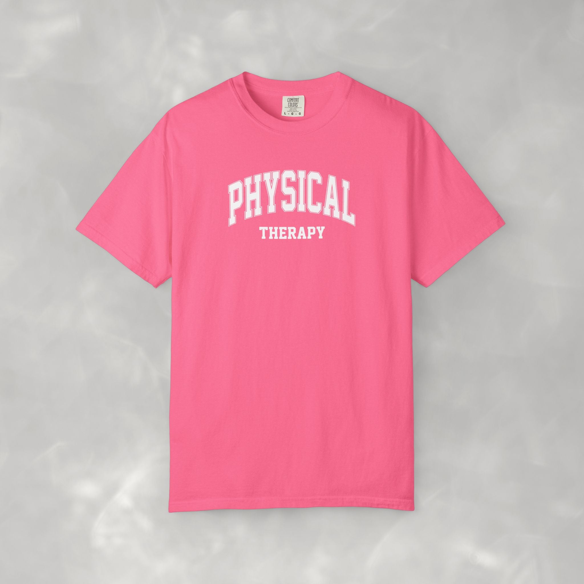 Physical Therapy, Therapist Classic Varsity Style Comfort Colors Tee