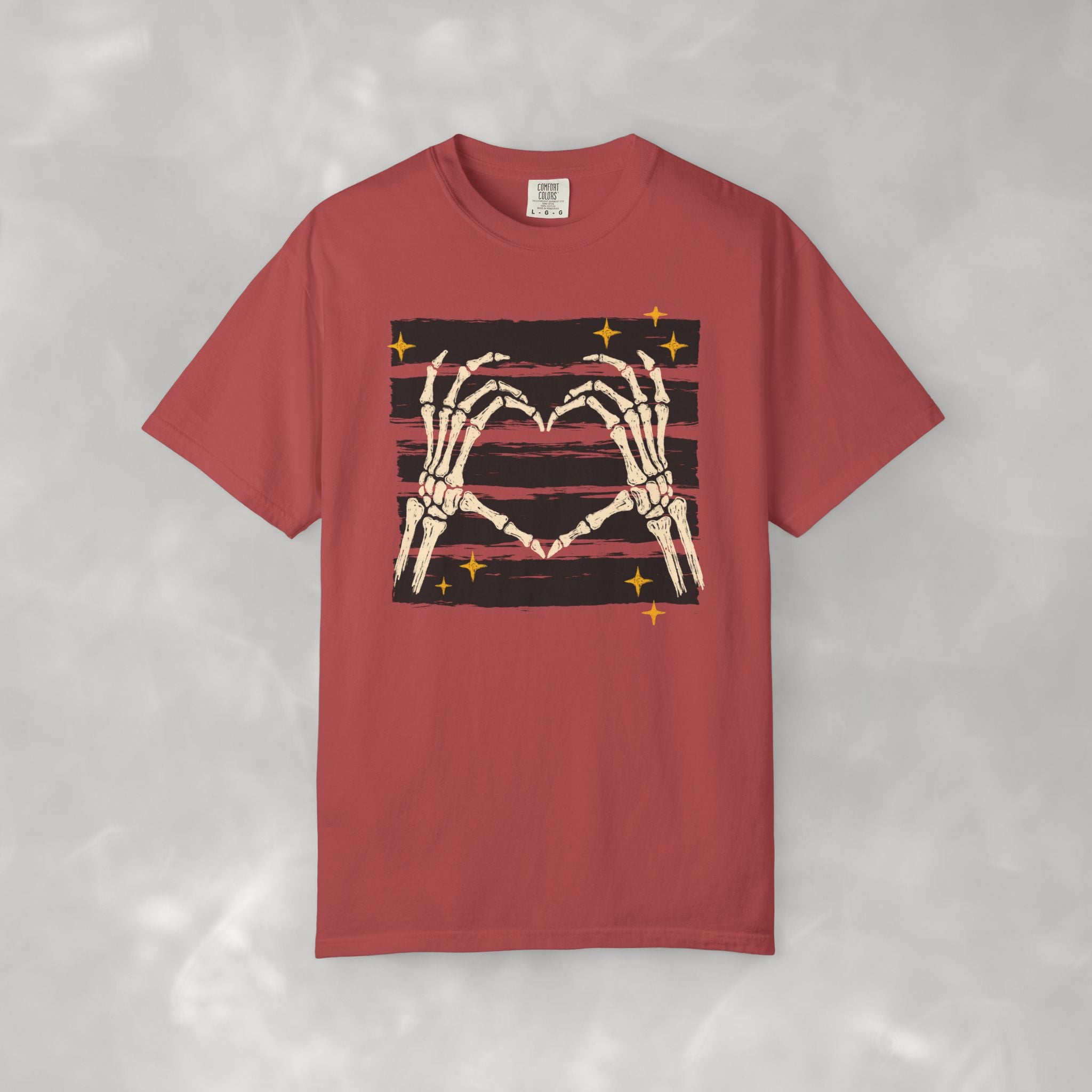 Spooky Skeleton Hands, Cute Halloween Comfort Colors Tee