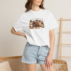 Retro Cats in Halloween Costumes Unisex Comfort Colors Tee