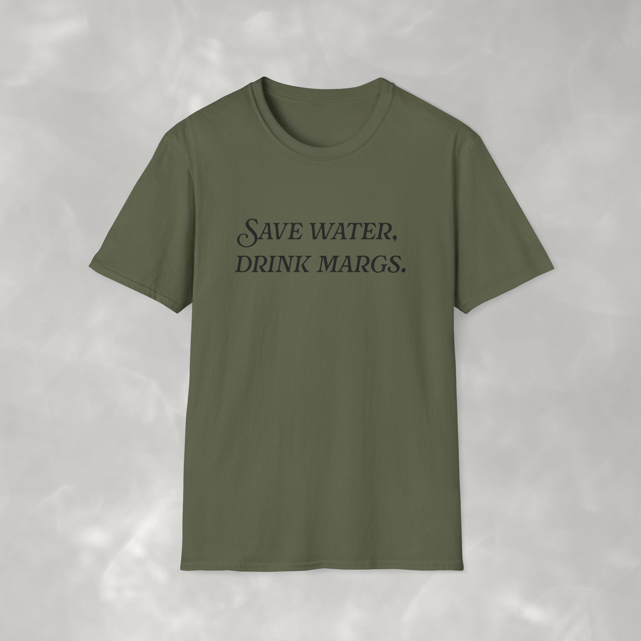 Save Water Drink Margs Unisex Gildan Lightweight Tee