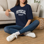Physical Therapy, Therapist Varsity Style Gildan Unisex Softstyle T-Shirt
