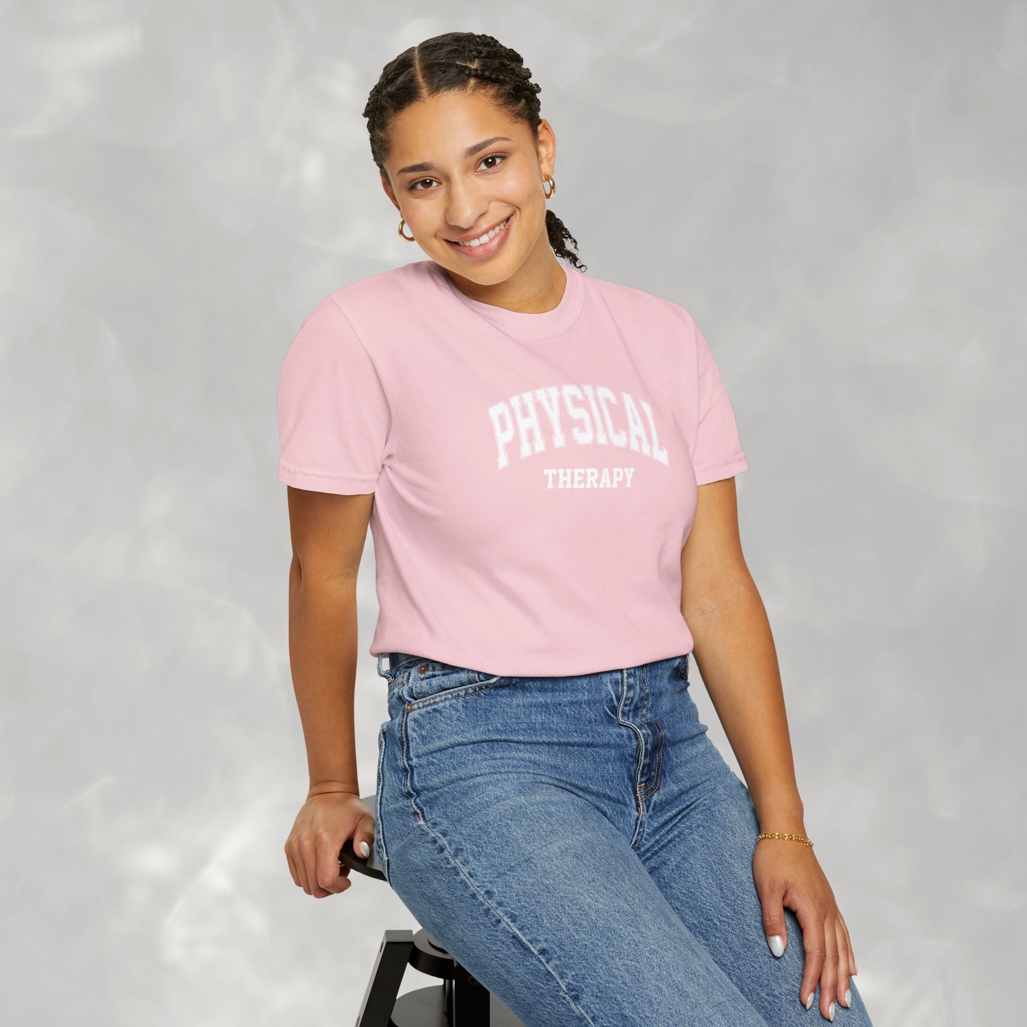 Physical Therapy, Therapist Classic Varsity Style Comfort Colors Tee